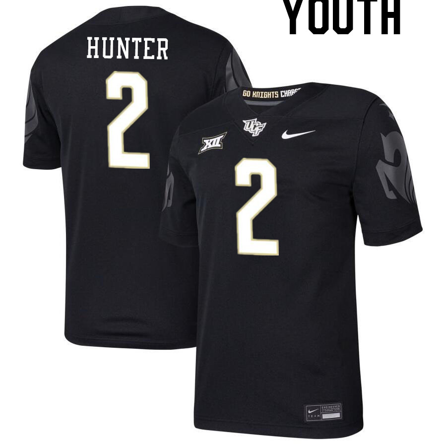 Youth #2 Lee Hunter UCF Knights Big 12 Conference College Football Jerseys Stitched-Black